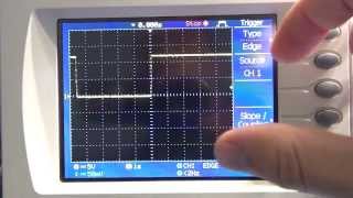 Tutorial: How to use an Oscilloscope #3   How to capture a signal event / glitch / transient