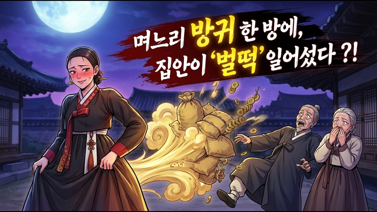 며느리 방귀한방에 집안이 벌떡 일어섰다?! | 오디오북 | 설화 | 야담