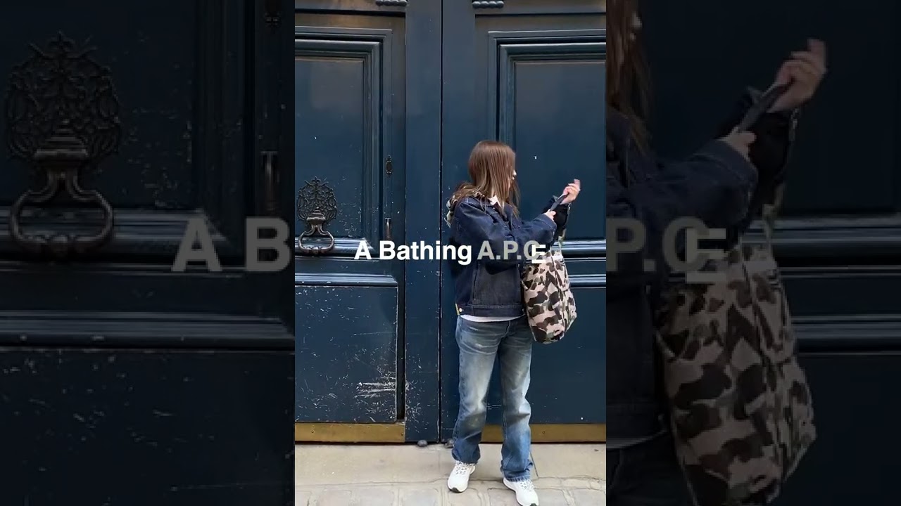 A BATHING APE®︎ × A.P.C. LADIES'