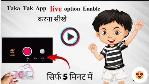 🤩 mx taka tak live option Enable करना सीखे || mx takatak par live kaise jaaye