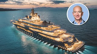 Inside Jeff Bezos’ $1 Billion Fleet of Luxury Megayachts