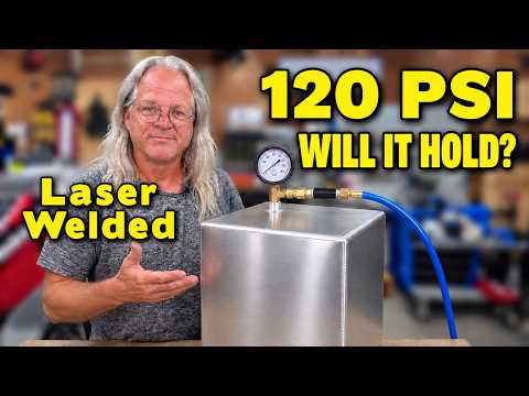 Thumbnail for I Built an Aluminum Fuel Tank With a Laser Welder - Then Tried To Destroy It!
