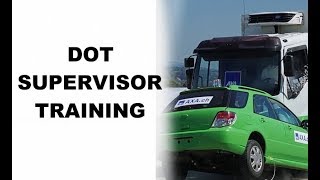 DOT Supervisor Training