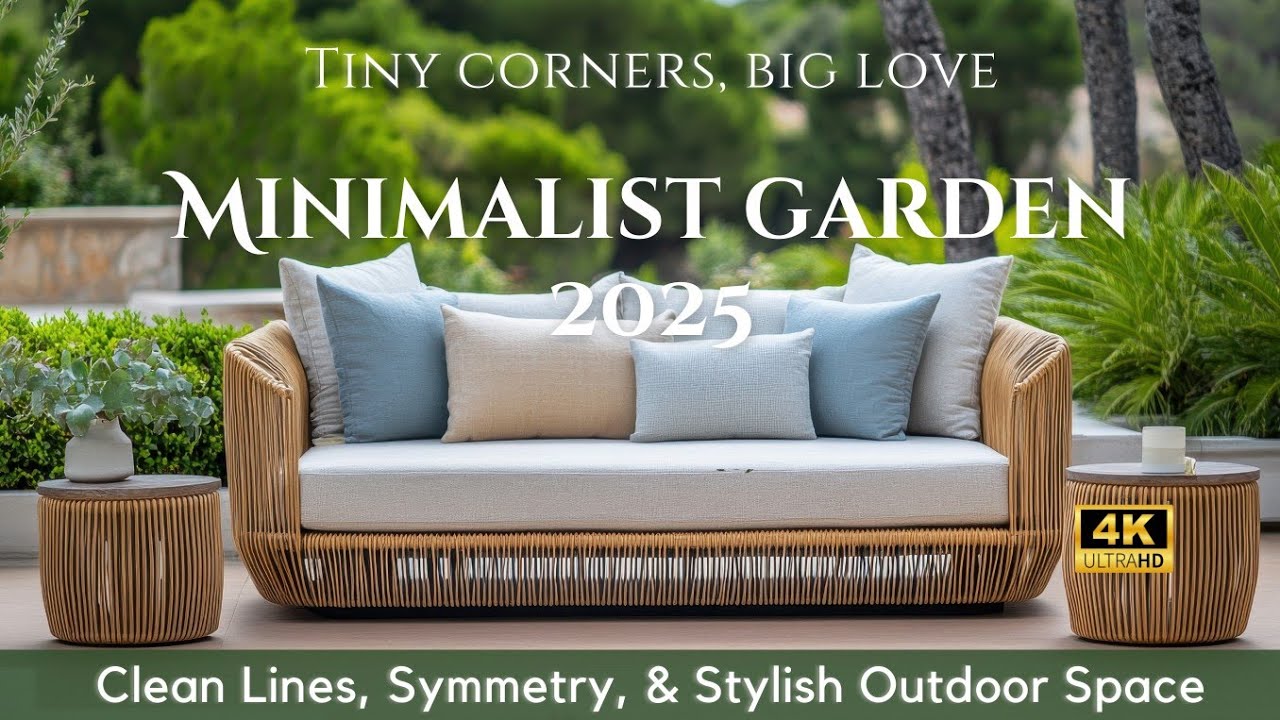 Modern Garden Design Ideas 2025 with Simple Plants: Clean Lines, Symmetry, & Stylish Outdoor Space