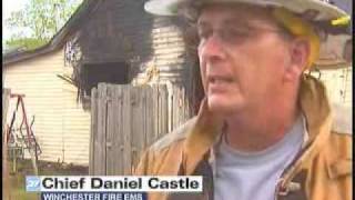 Fire Destroys Winchester Home
