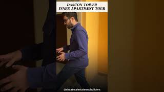 Dascon Tower Complete Tour | 2 Bedroom (Inner \& Outer) \& Studio Apartment | Bahria Town Karachi