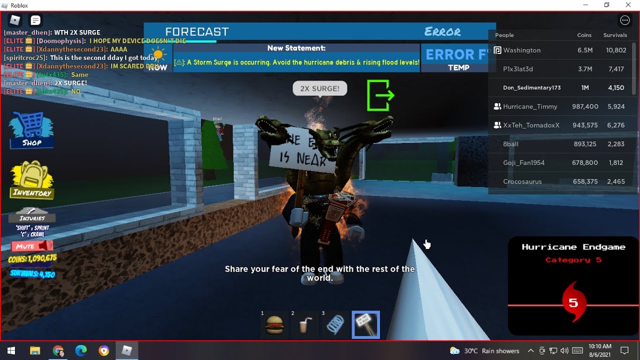 DOOMSDAY #44 ON BOARDWALK (DEAD) (HIGH RISK) - TORNADO ALLEY ULTIMATE