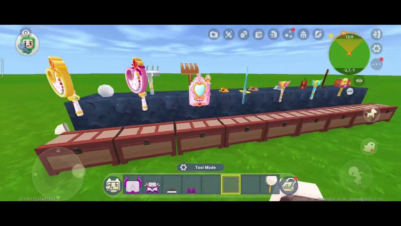 The cut out objects are now available as models in my Mini World CREATA