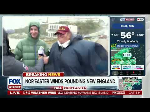 The Winds Of A Powerful Nor'easter Rattling The East Coast Have Made It To New England