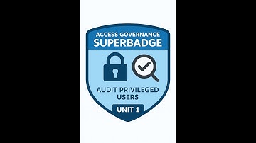 Access Governance Superbadge Unit | Audit Privileged Users (Unit 1) | SalesForce 2025