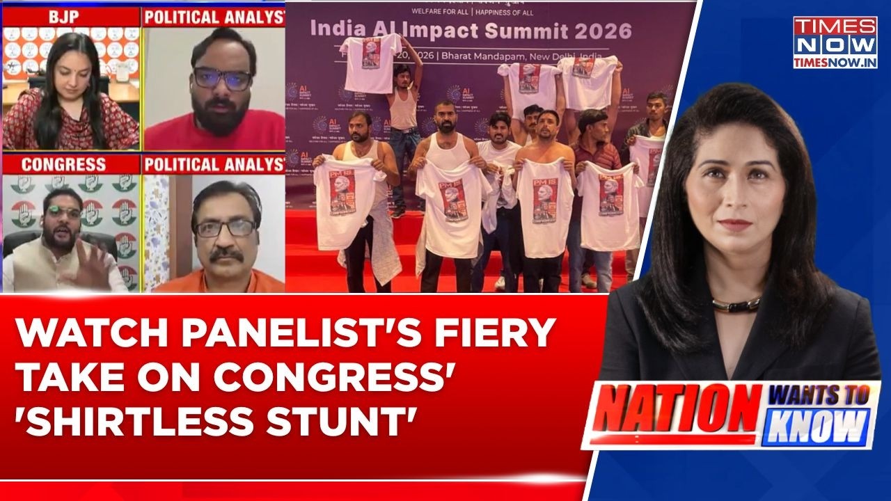 IYC's Shirtless Protest At AI Summit: Panelist Slams 'Shameless Stunt' Calls Congress: 'Party Of...'