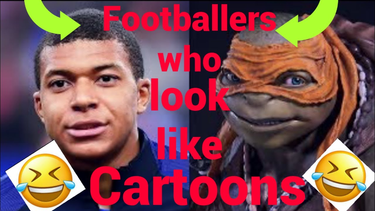 20 Footballers who look like cartoons 🤣😂!!