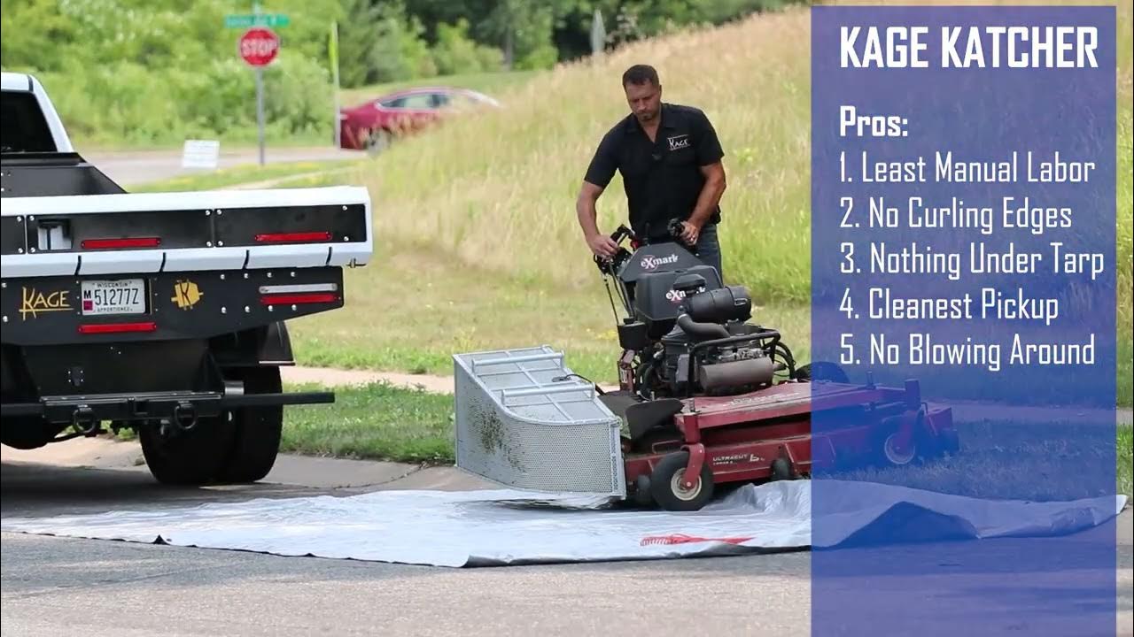 Rake vs. Leaf Blower vs Grass Catcher For Collecting Bush or Hedge