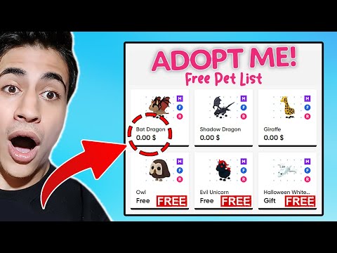 BEDAVA PET ALMA SİTESİ 🦜 Mega Neon Pets Aldım ( Roblox Adopt Me )