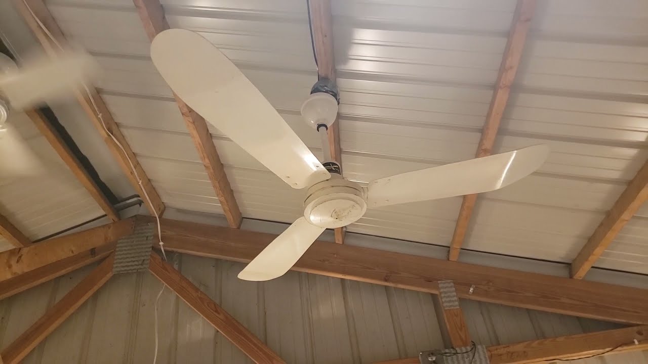 The Metal Barn Ceiling Fan Display & Console