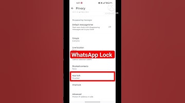 How to WhatsApp App Lock in mobile || Fingerprint Lock #shorts #viral #whatsappvideo