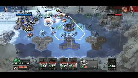 Command and conquer rivals GDI vs GDI win! Against lv 6 msv unit