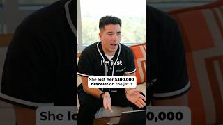 She left her $300,000 bracelet on the private jet. #FlyAmalfi #ClientDrama #PrivateJet