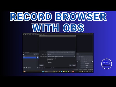 How to Record Browser With OBS