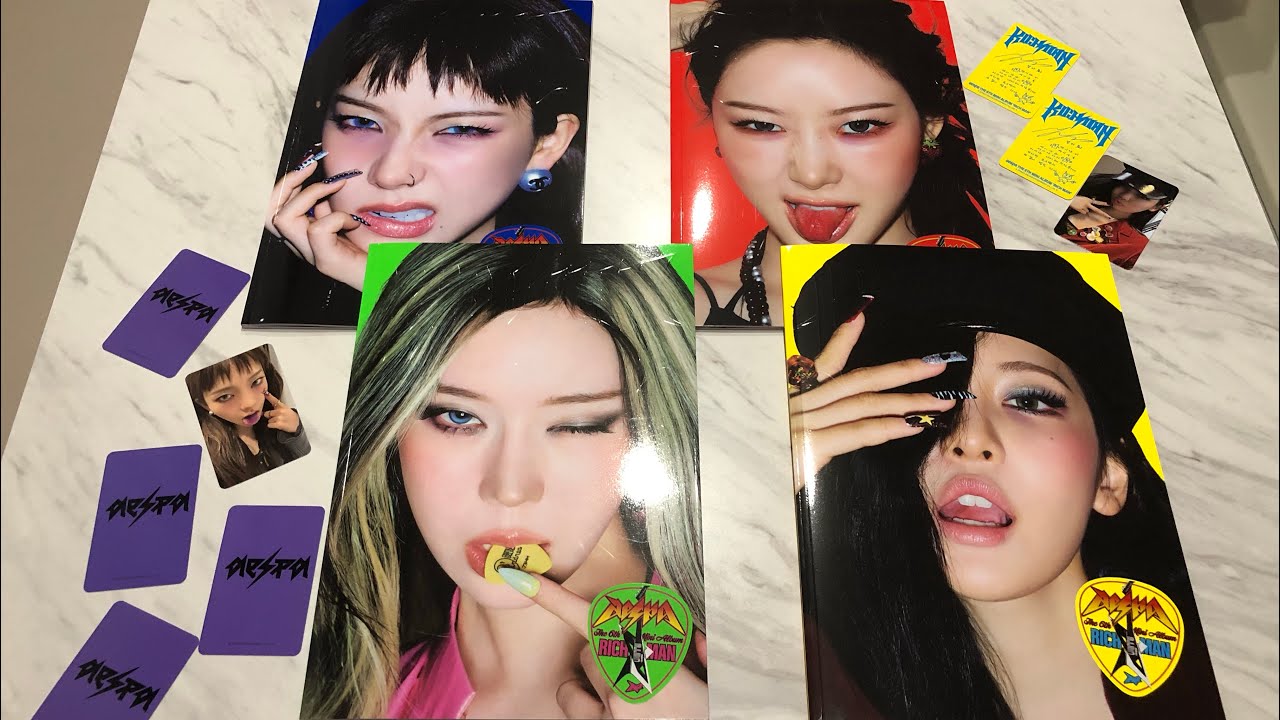 에스파] aespa 6th mini album Rich Man unboxing 6 리치맨 언박싱