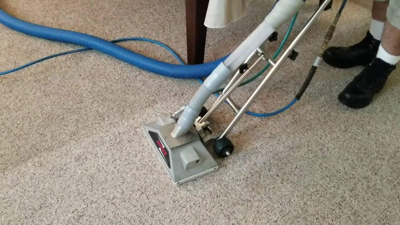 Rotovac bonzer cleaning a residential low pile carpet. YouTube