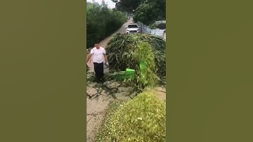 crush machine for grass and straw