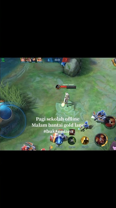 Pagi sekolah offline malam bantai gold lane(Story Wa Mobile Legends  Part. 11) #bukanmaen #shorts