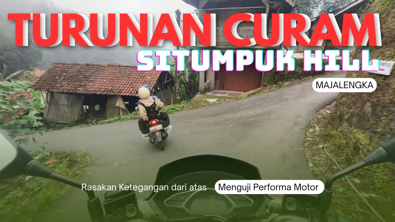 Pacu adrenalin diturunan tajam situmpuk hill || menguji ketangguhan kendaraan