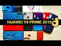 Huawei Y9 Prime 2019 Covers Y9 Prime 2019 Shockproof Hybrid Gradient Glass Leather Mirror Cover