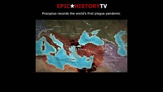 Procopius records the world's first plague pandemic