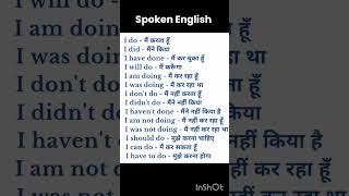 English Speaking Course #english #englishlearningclass #shortsentences #englishgrammar #trending