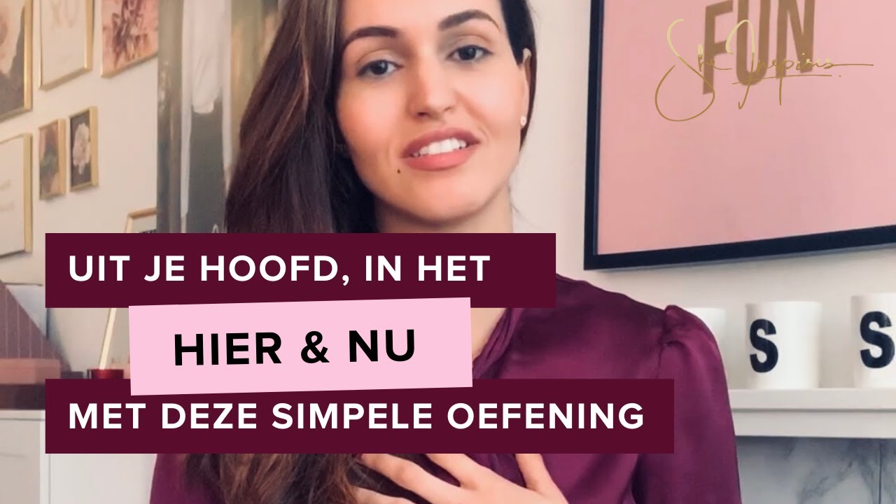 MondayMotivation: Uit je hoofd en meer in het nu leven. Zo doe je dat