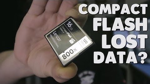 lost data on compact flash card | CF card data recovery