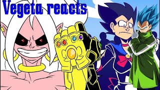 Vegeta Reacts To Android 21 And The Infinity Gauntlet