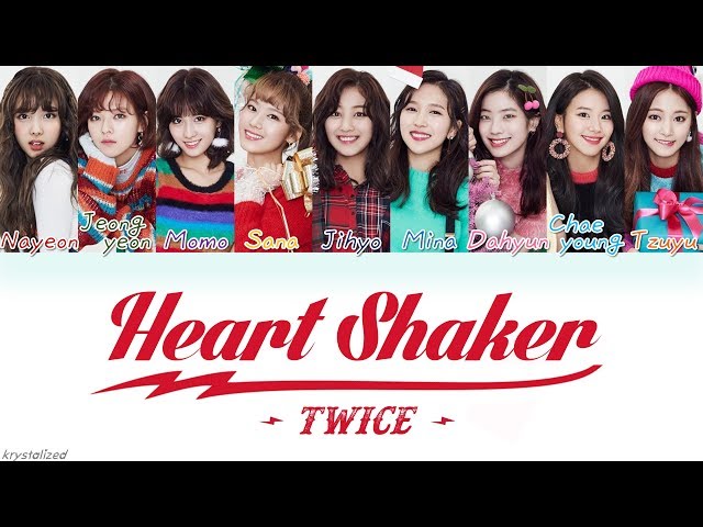 TWICE (트와이스) - Heart Shaker [HAN|ROM|ENG Color Coded Lyrics] class=