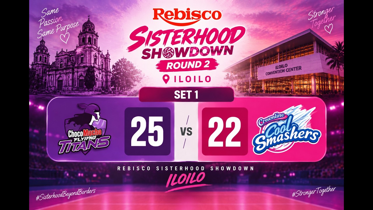 Creamline vs Choco Mucho Sisterhood Showdown Game Live in ILOILO