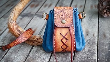 How to Make Leather Pouch/ Handbag | PDF Leather Pattern