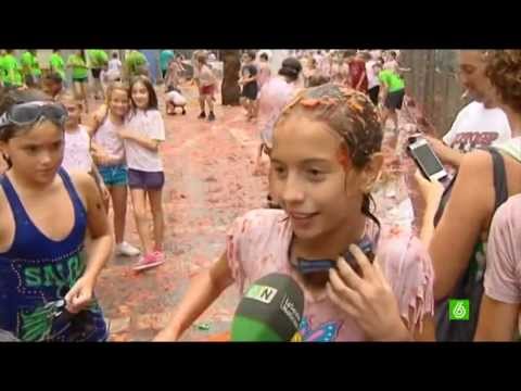 La España profunda 17: La tomatina (infantil) de Buñol (Valencia)