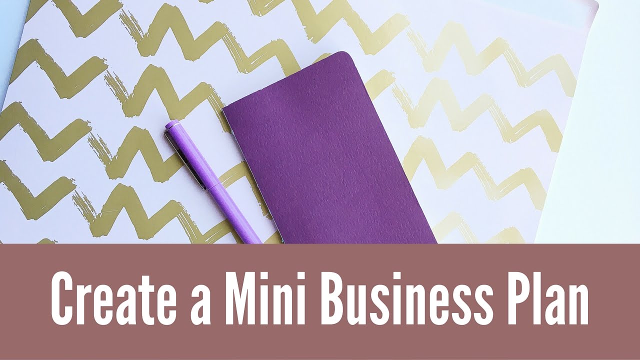 how to create a mini business plan youtube