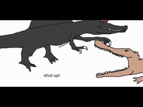 spinosaurus vs sarcosu...