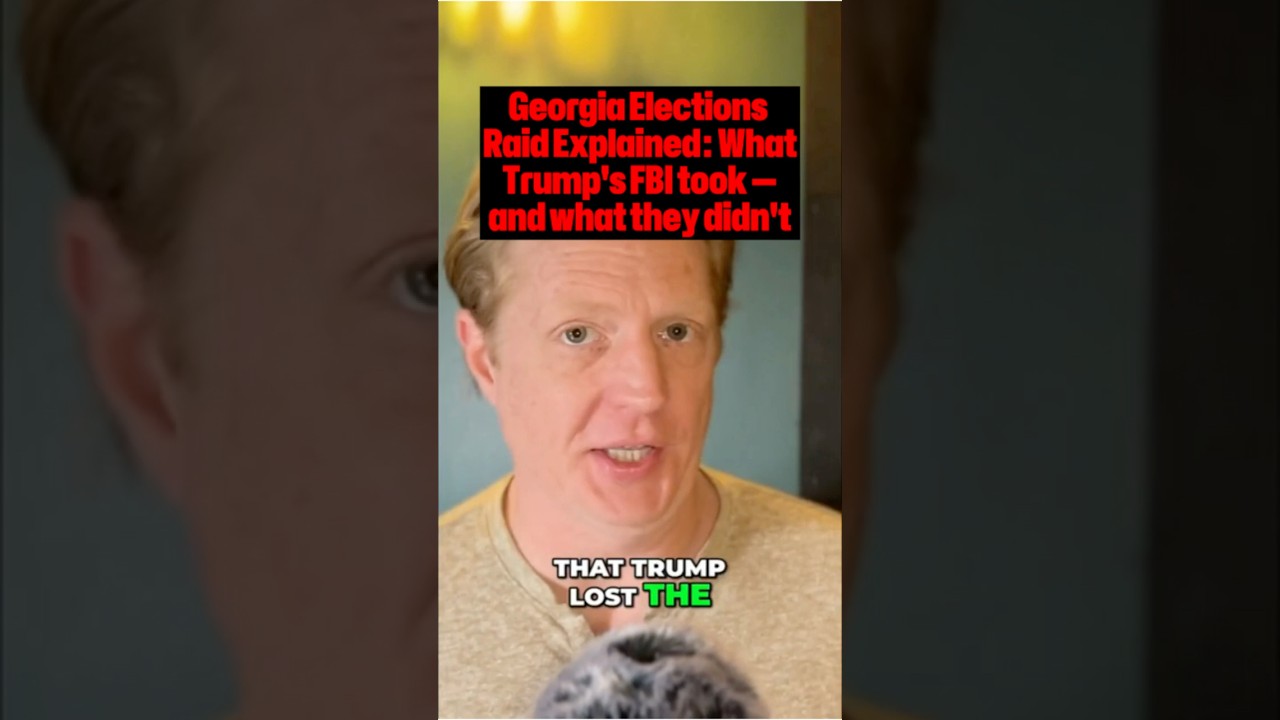 Georgia Elections Raid Explained: What Trump's FBI Took — and What They Didn't!