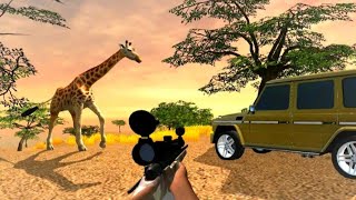 safari hunting 4×4 || SNIPER ANIMAL HUNTING with cars attacks on animals by hunter screenshot 2