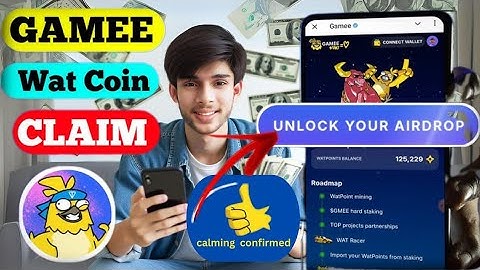 Wat Token Gamee Withdrawal and claiming on Bitget