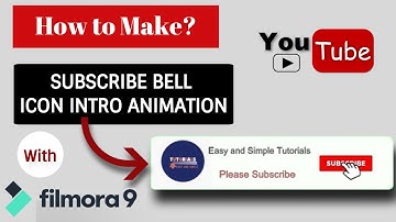 How to Make Youtube Subscribe and Bell Icon Intro in Filmora 9, Step by Step, 2020