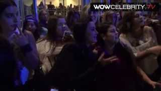 Kyle Richards gets Mobbed by fans leaving the Justin Bieber concert in LA