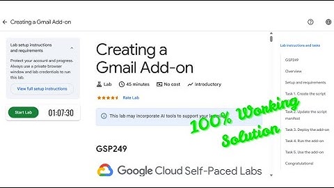 Creating a Gmail Add-on | #qwiklabs | #GSP249 #solution #googlecloudskillsboost #arcade #googlecloud