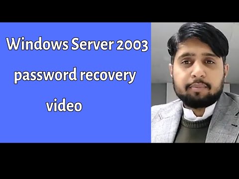 windows server 2003 password reset and recover | break windows server 2003 password