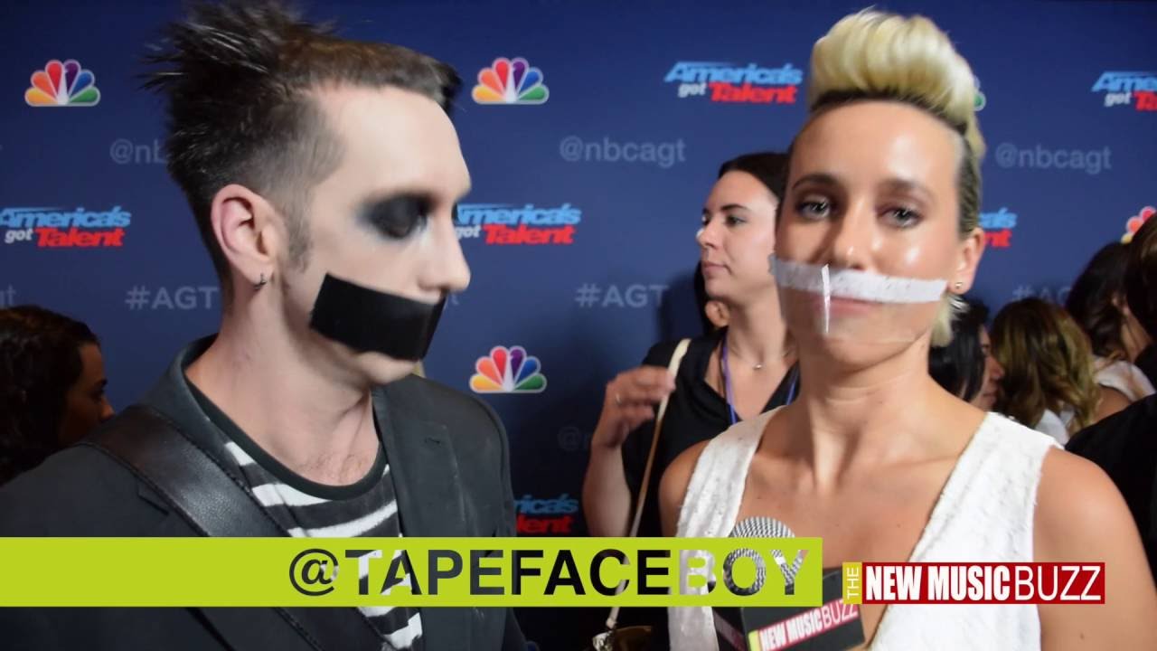 AGT BACKSTAGE LIVES Tape Face's Amazing, Insightful, Heartfelt