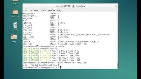 Loading and Removing Kernel Modules