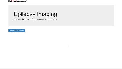 ILAE Academy: Epilepsy Neuroimaging Introduction